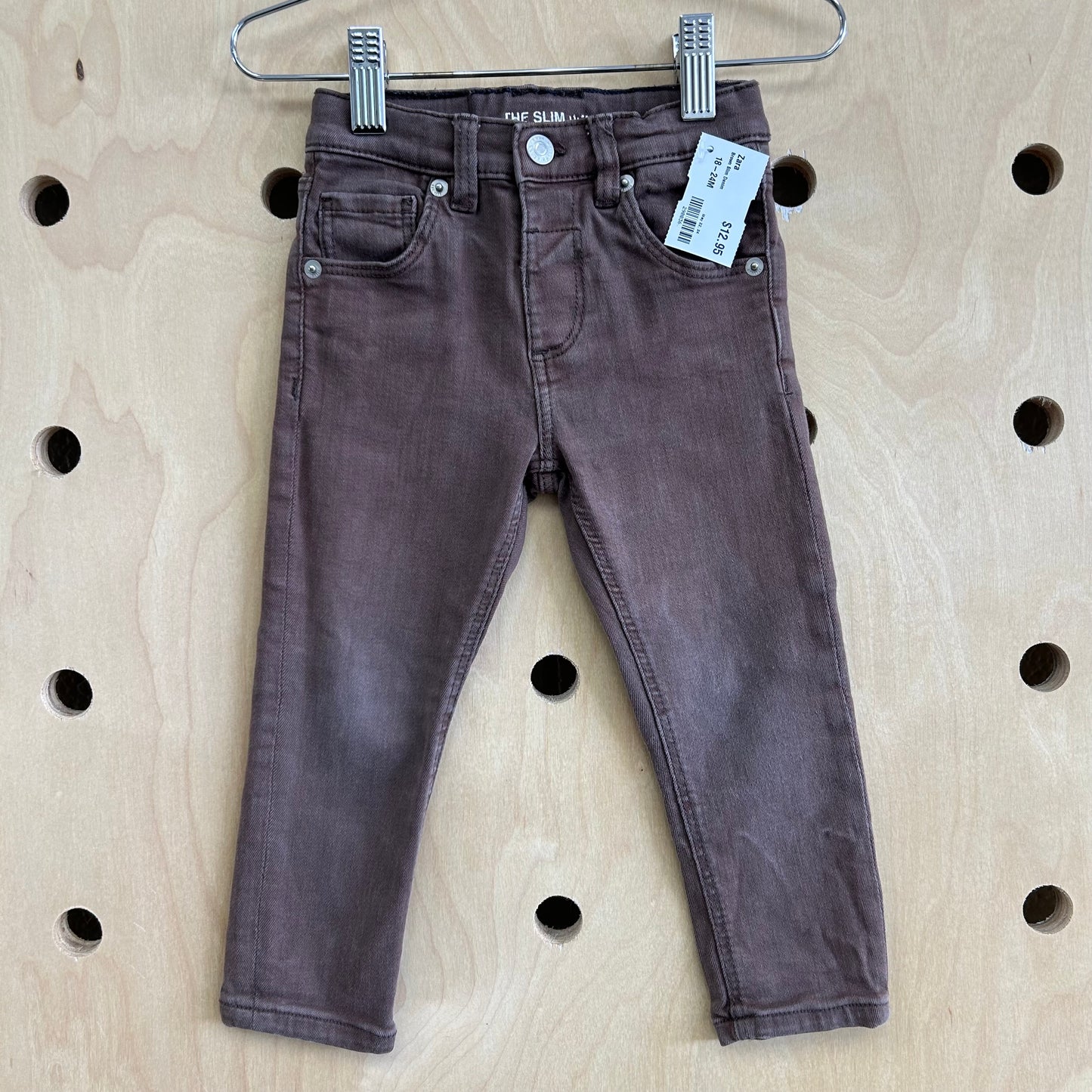 Brown Slim Denim