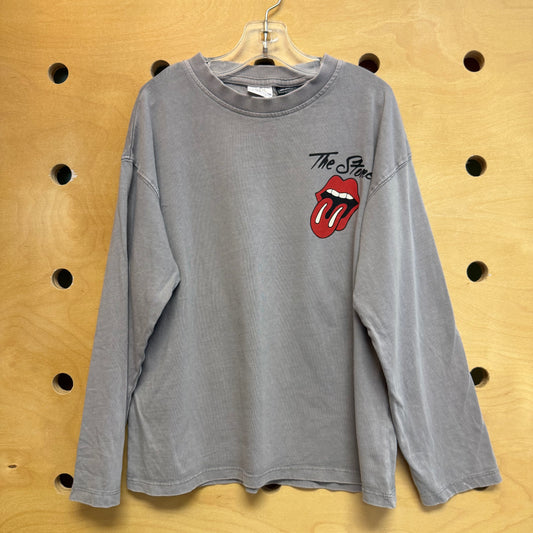 Grey Rolling Stones Long Sleeve