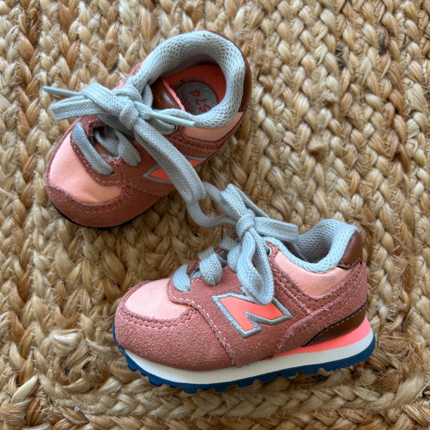 Pink 574 Sneakers