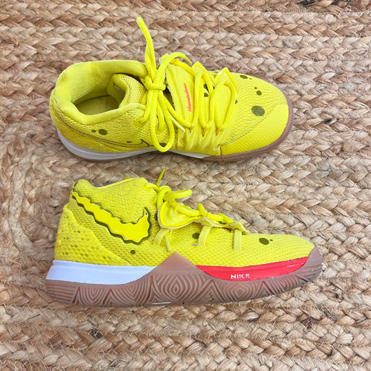 Yellow Kyrie "Spongebob' Sneakers