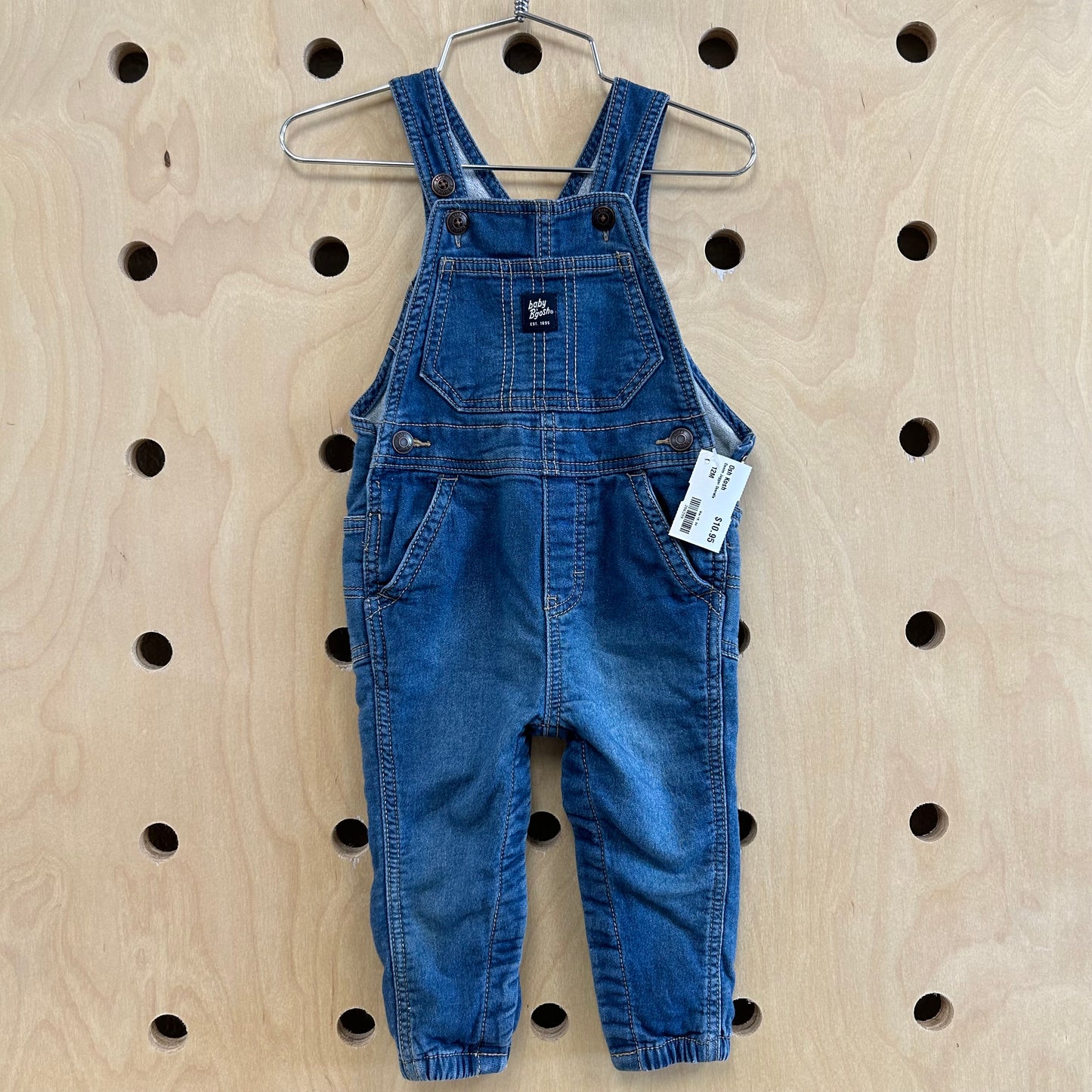 Denim Jogger Overalls