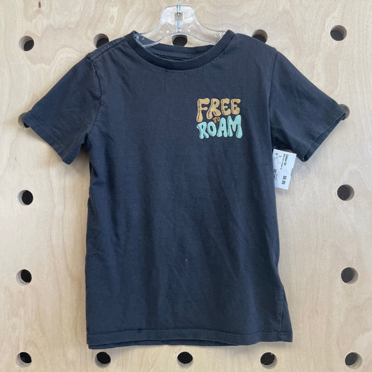 Black Free To Roam Tee
