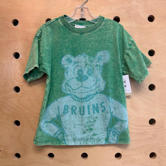 Green/Blue 'Bruins' Bear Tee