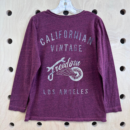 Burgundy Freedon Riders Henley