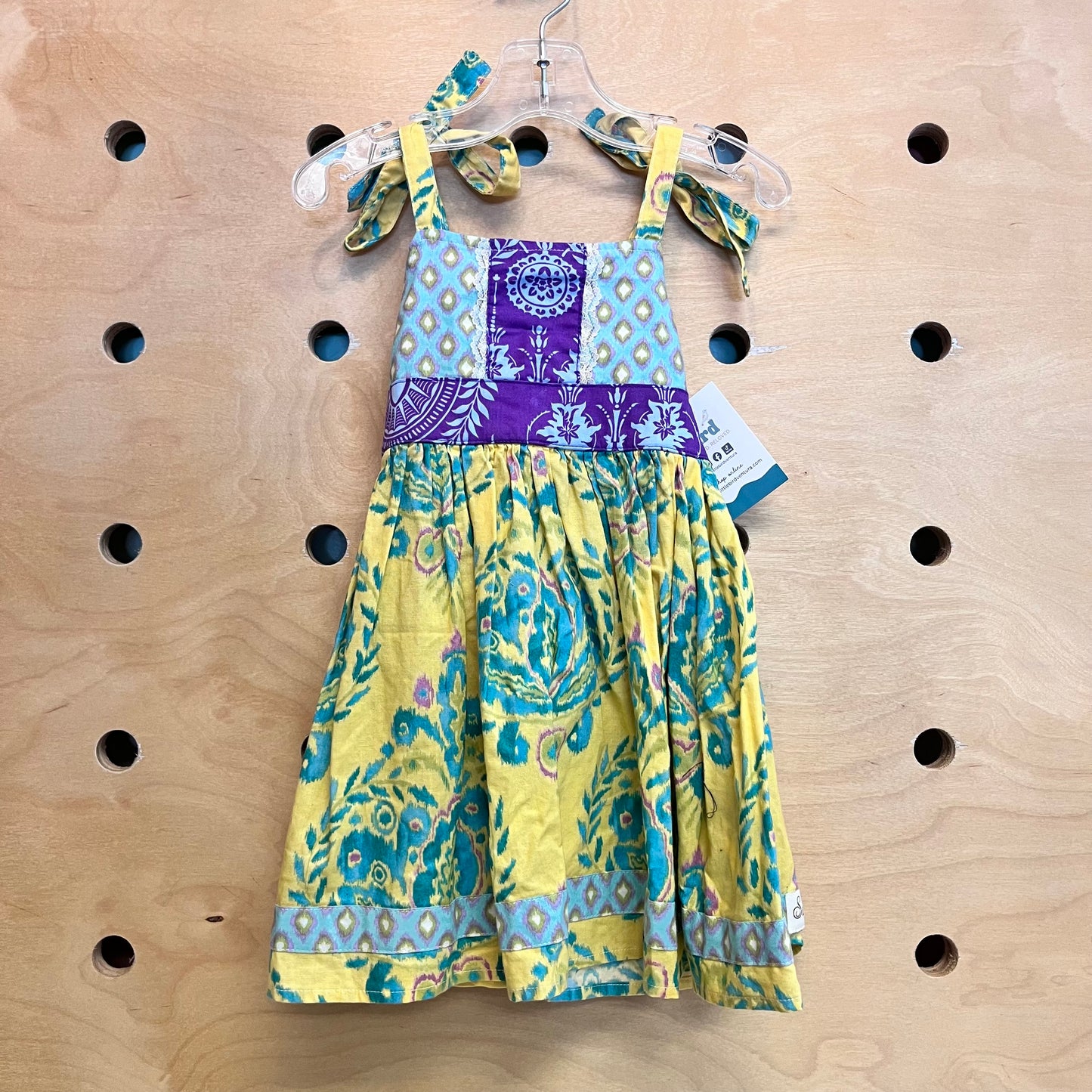 Mixed Print Dress