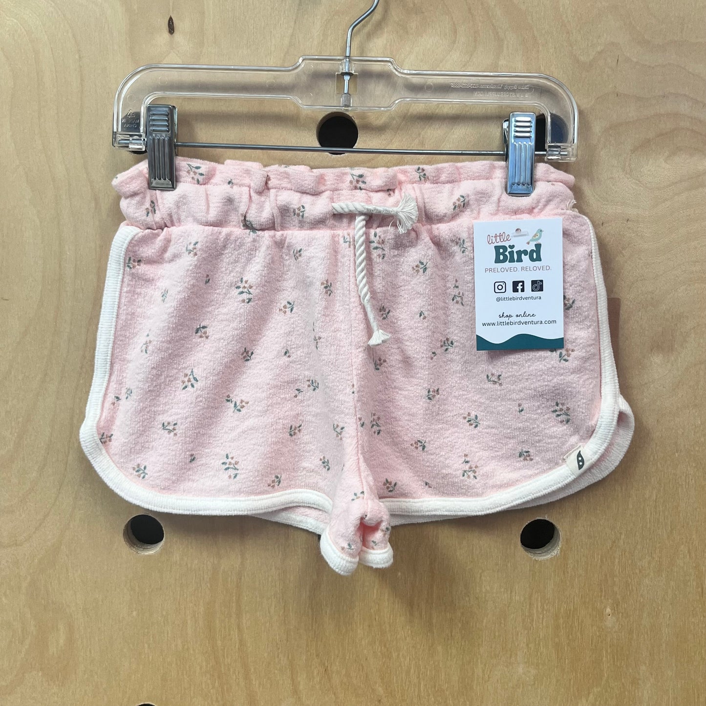 Organic Pink Floral Shorts NEW!