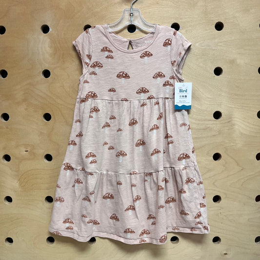 Organic Pink Mushrooms Dress