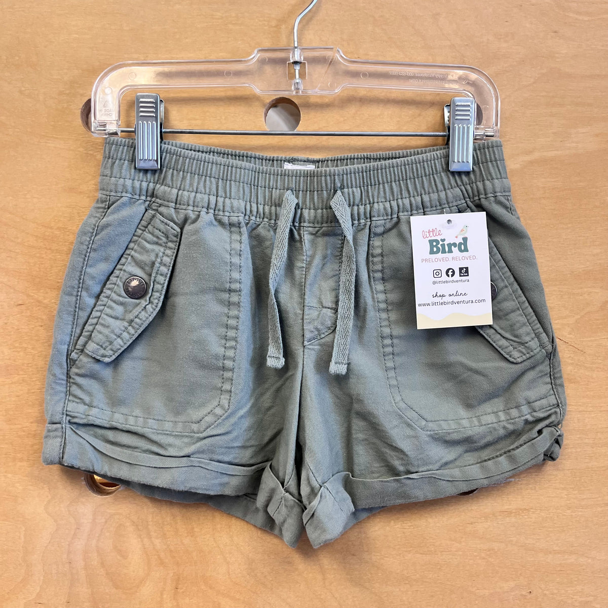 Green Cuffed Shorts NEW!