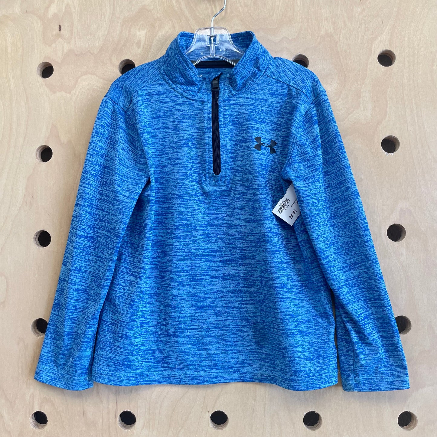 Heather Blue 1/4 Zip Active Tee