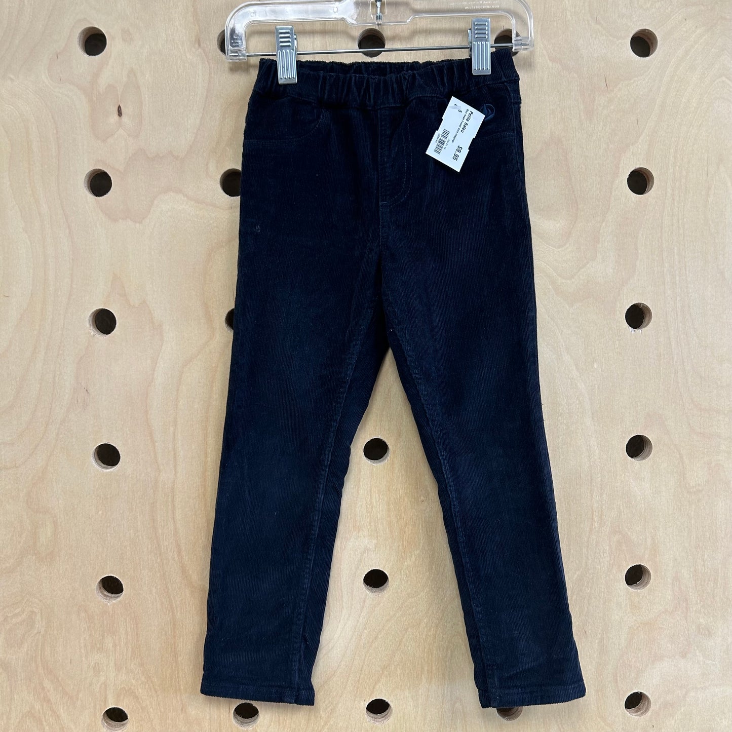 Blue Heart Pocket Cord Jeggings