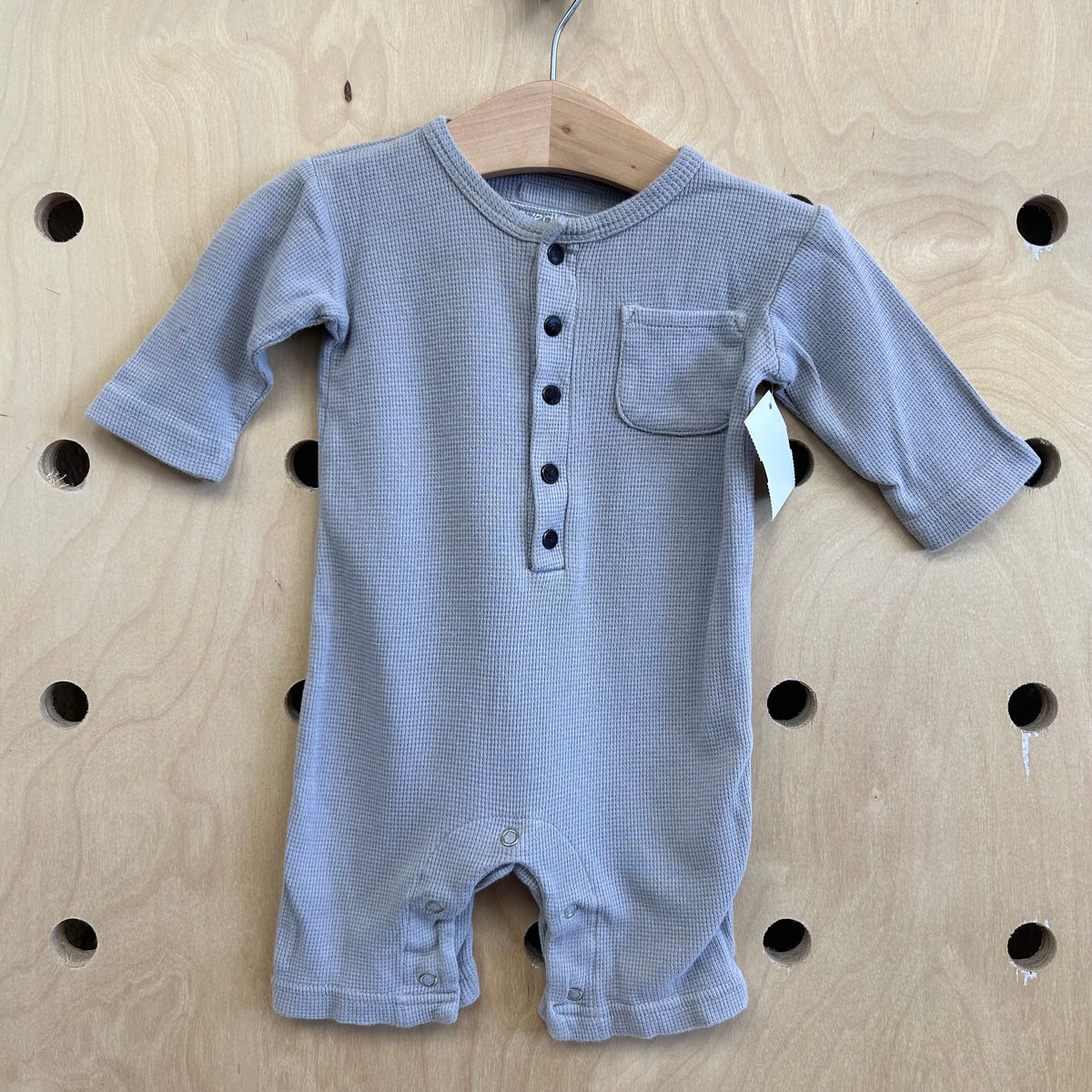 Grey Organic Thermal Romper