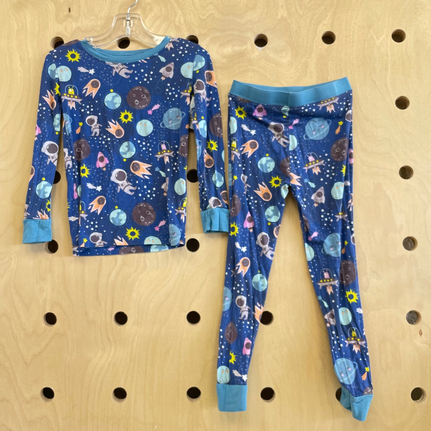 Blue Outer Space Bamboo Pajamas