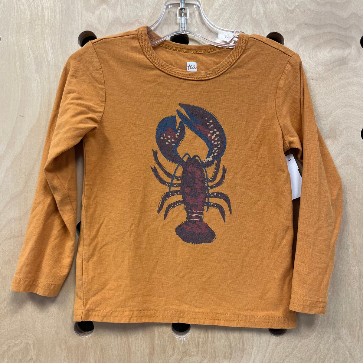 Orange Lobster Long Sleeve Shirt