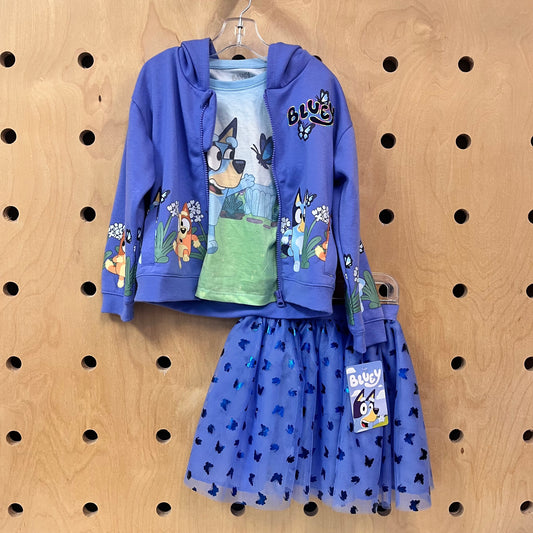 3 Piece Bluey Outfit New!
