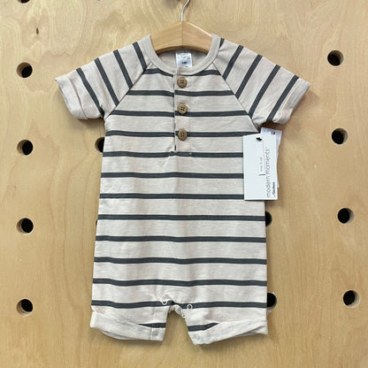 Grey Striped Romper NEW!