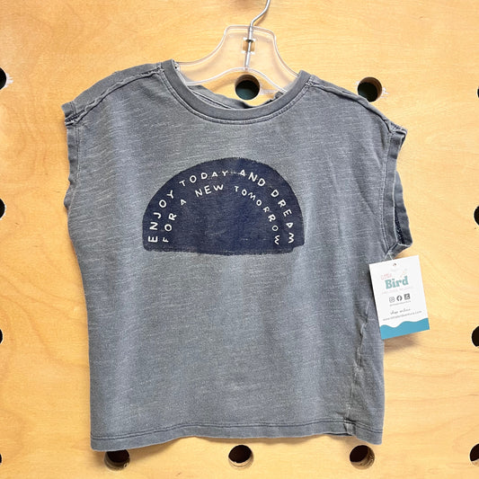 Grey 'Enjoy Today' Tee