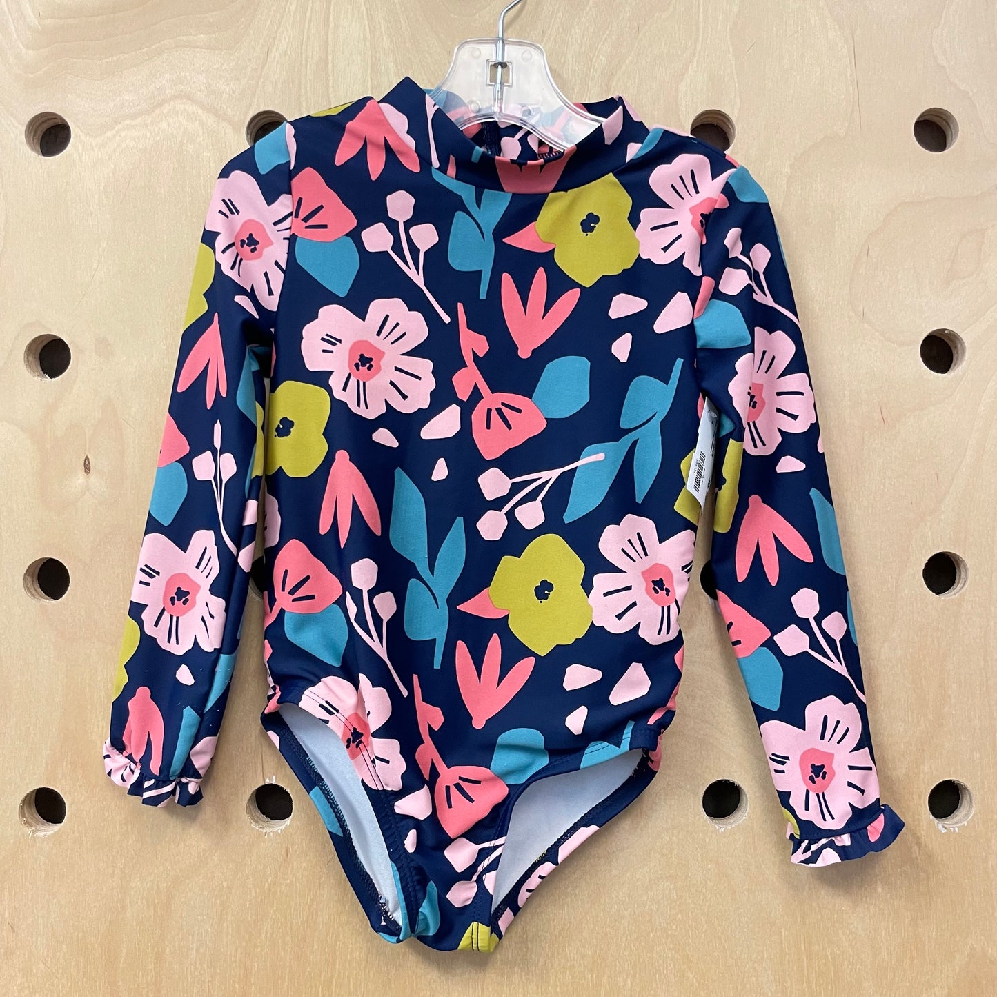 Blue Floral Swimsuit