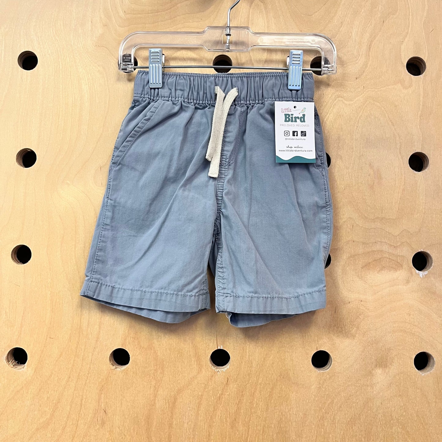 Slate Drawstring Shorts