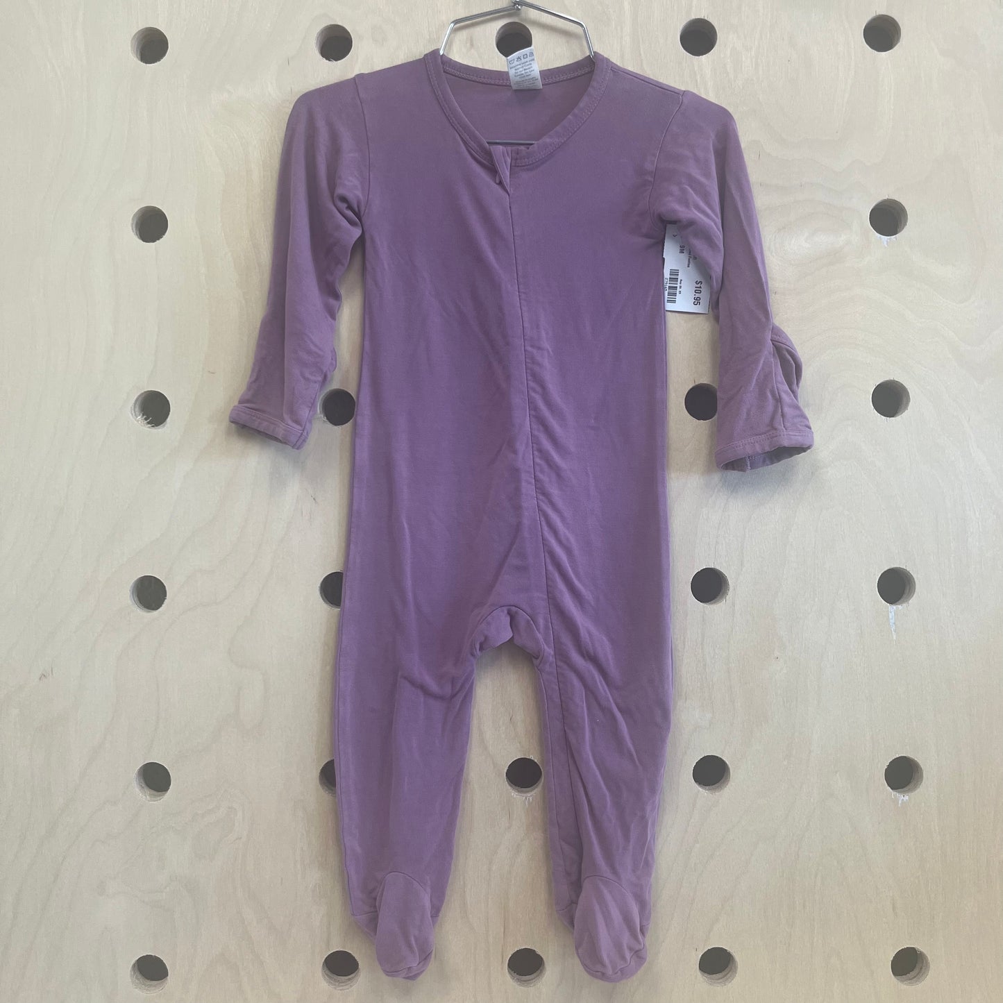 Purple Zippered Footies