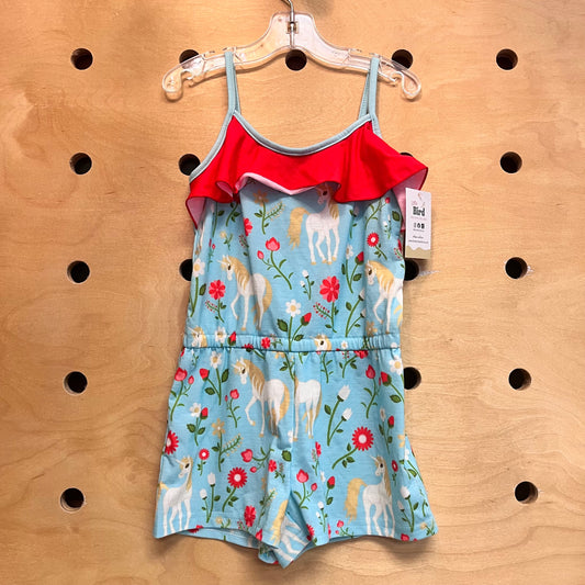 Blue Unicorn Romper NEW!