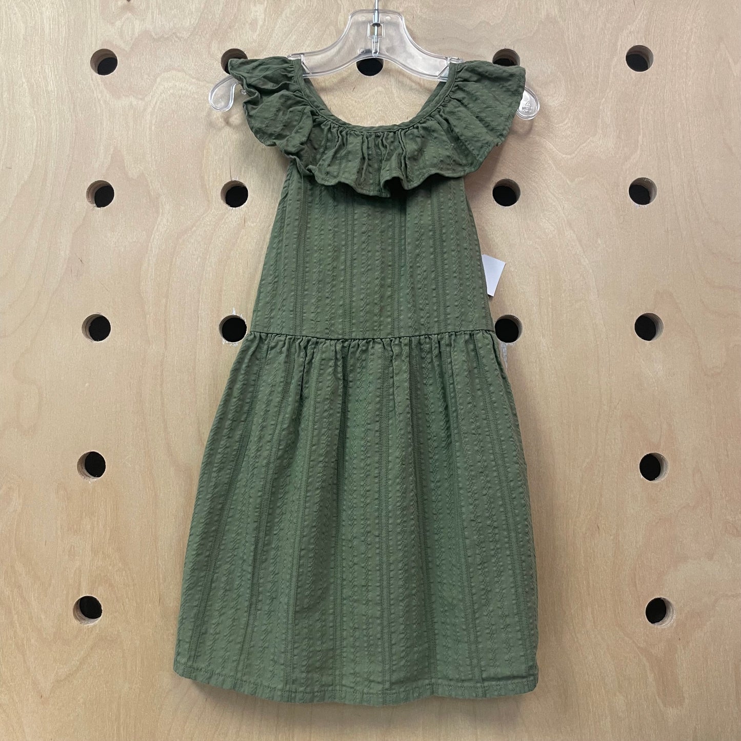 Olive Textured Dress