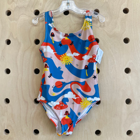 Pink Psychedelic Swimsuit