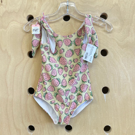 Yellow Strawberry Swimsuit NEW!