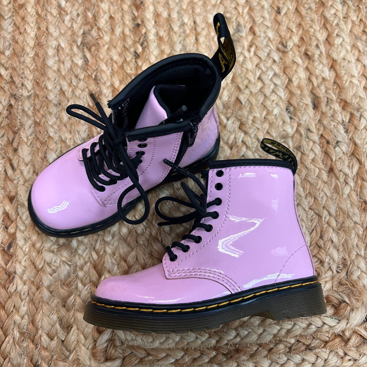 Pink Patent Leather Docs
