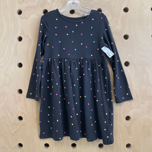 Black Hearts Polka Dot Dress NEW!