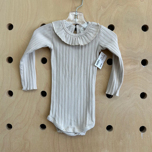 Taupe Ribbed Bodysuit