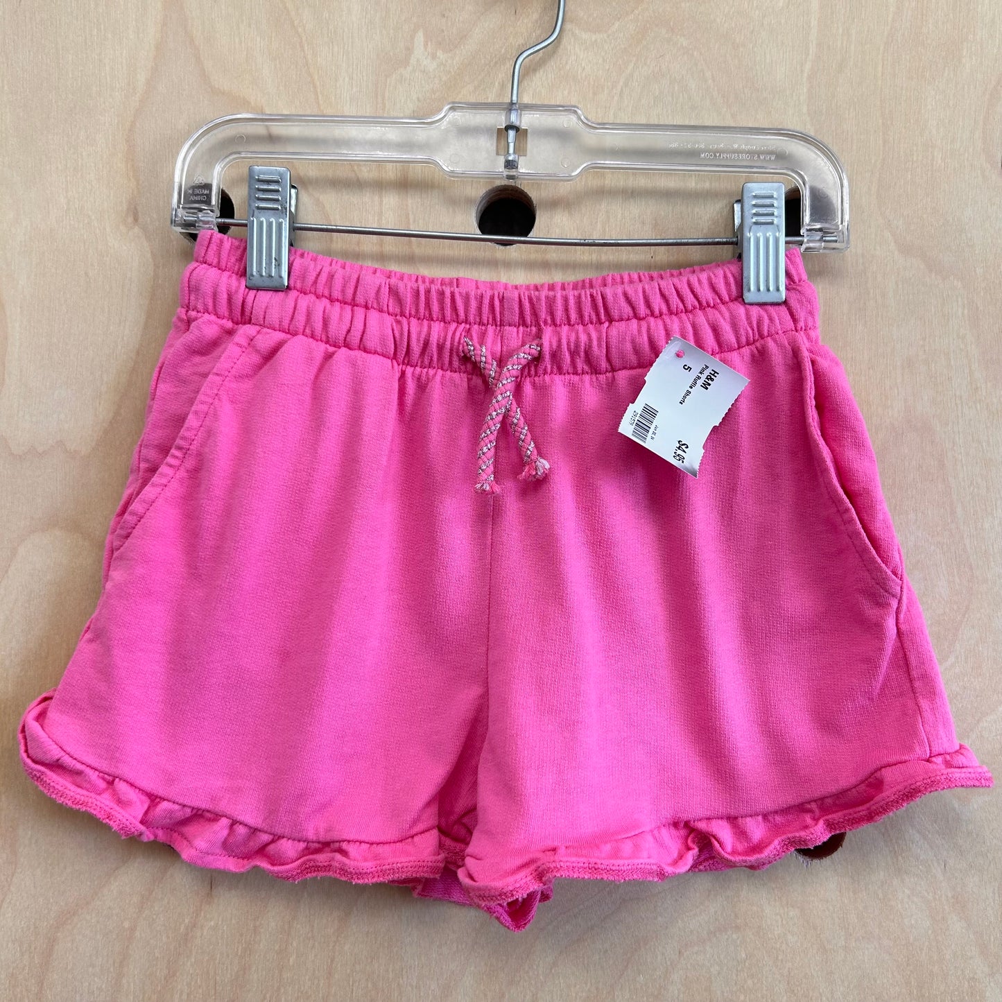 Pink Ruffle Shorts