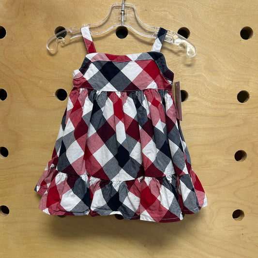Patriotic Plaid Dress w/ Bloomers