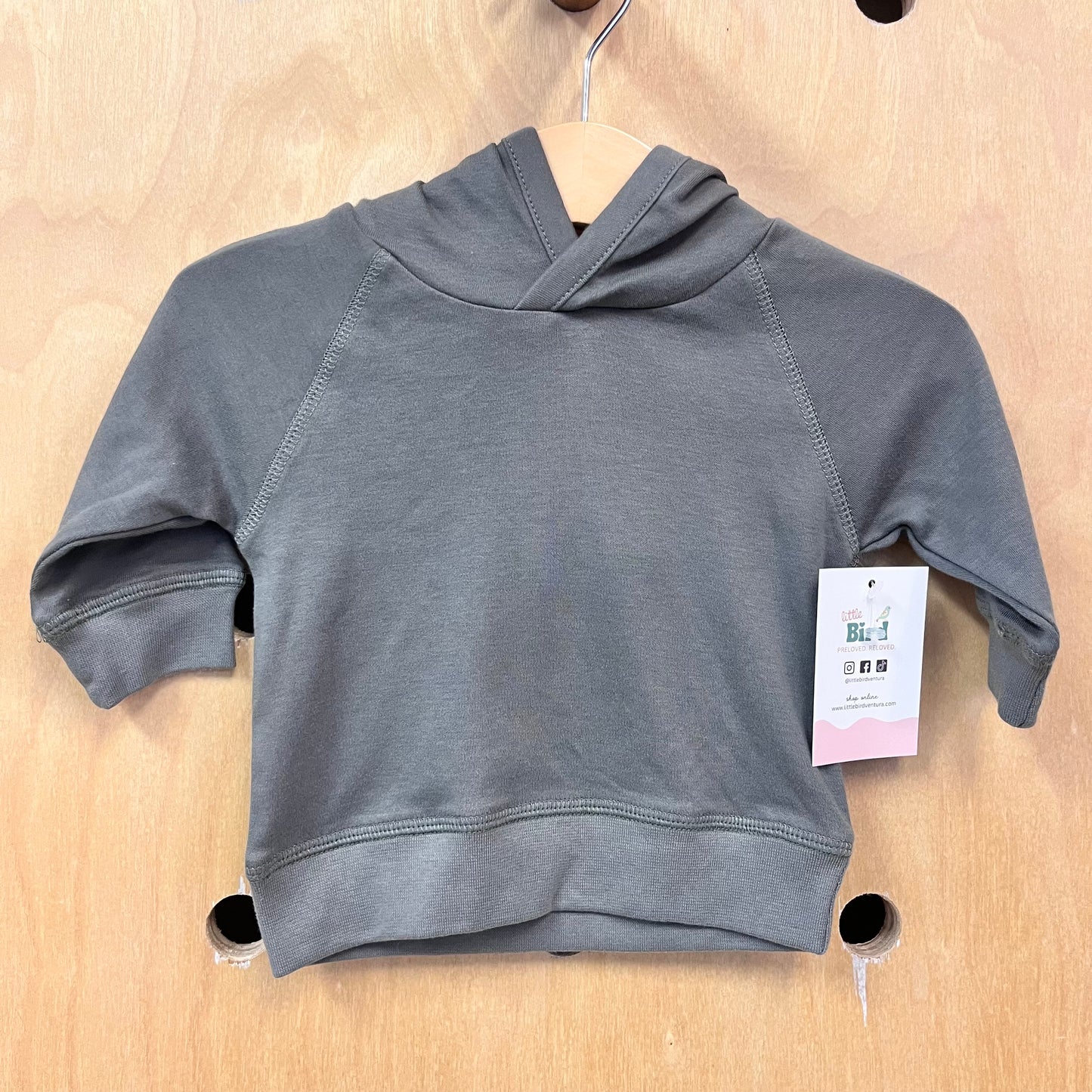 Grey Organic Hoodie