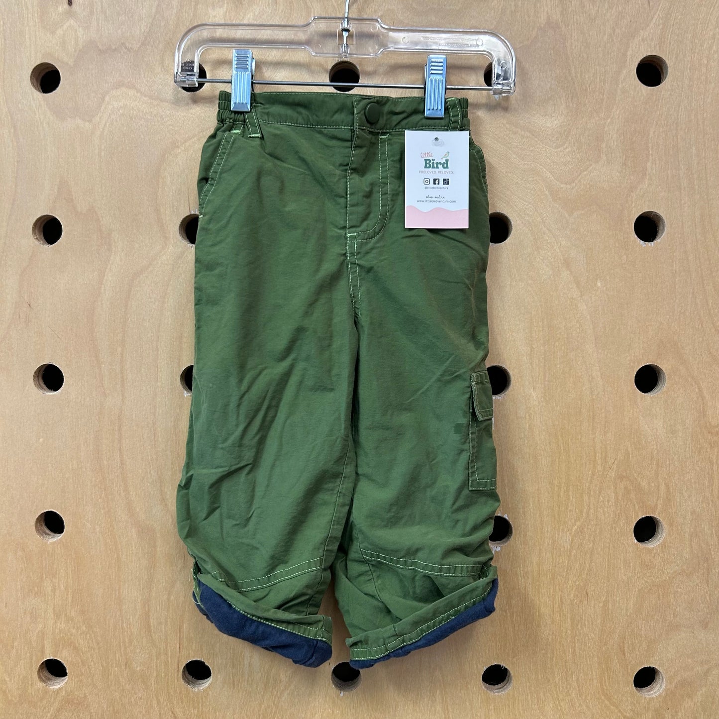 Green Lined Pants
