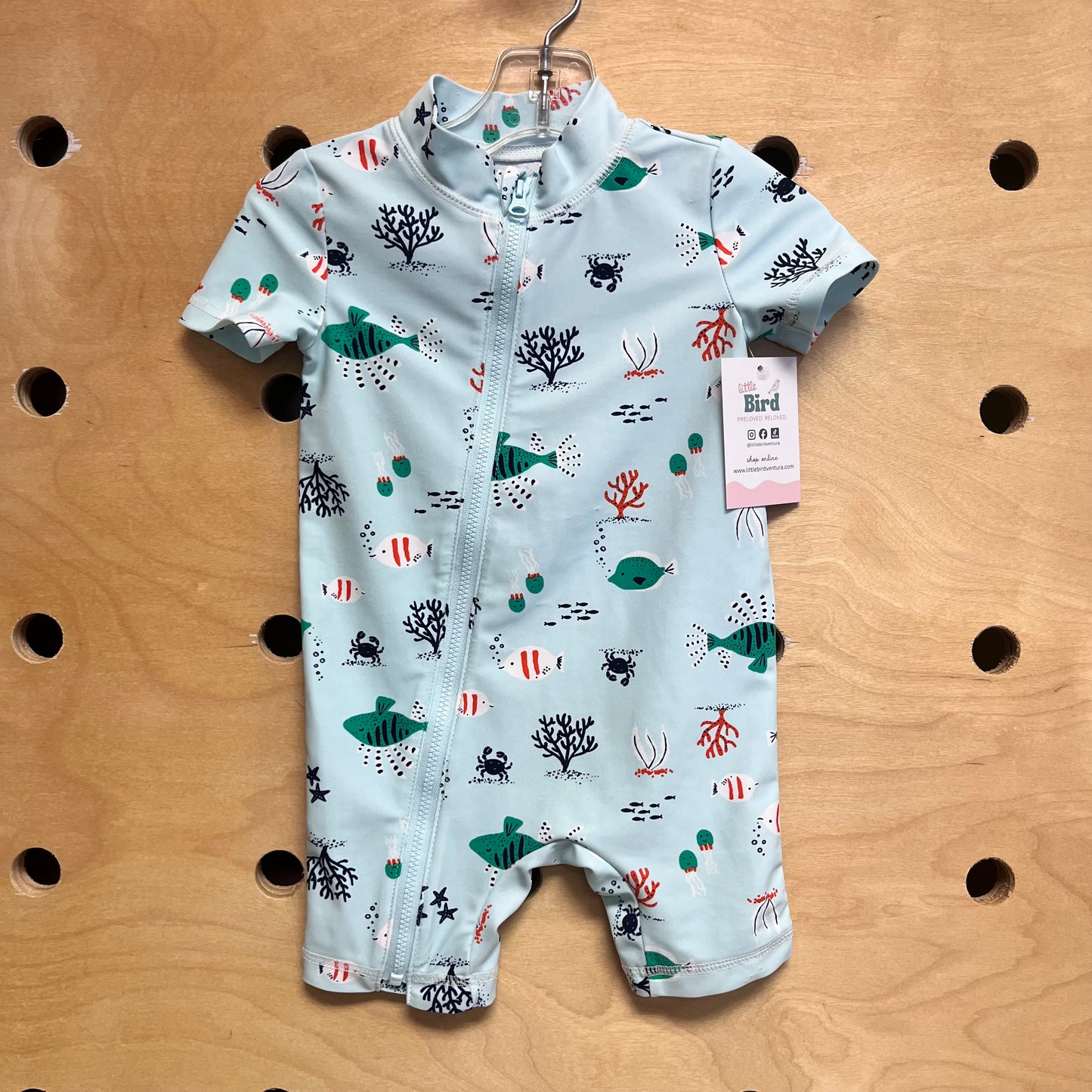 Blue Coral/Fish Swimsuit