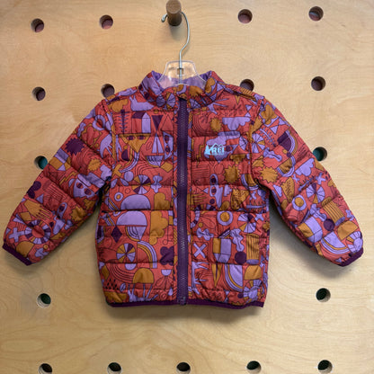 Purple Reversible 650 Down  Jacket