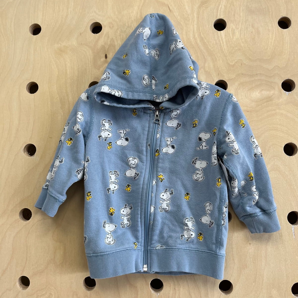 Blue Snoopy Zip Hoodie