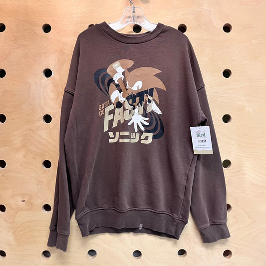 Brown Gotta Go Fast Pullover