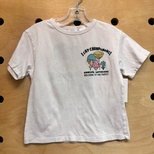White !Say Champignons! Tee