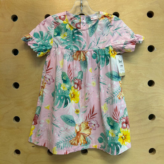 Pink Tropical Dress