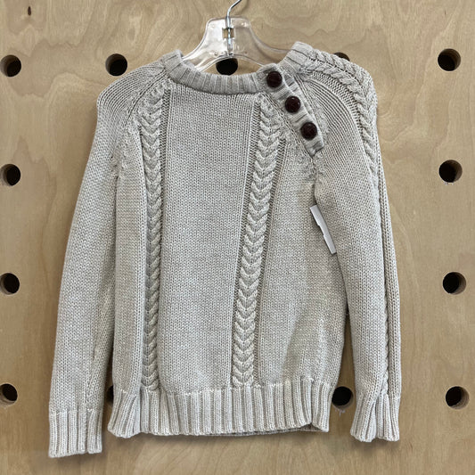 Cream Cable Knit Sweater