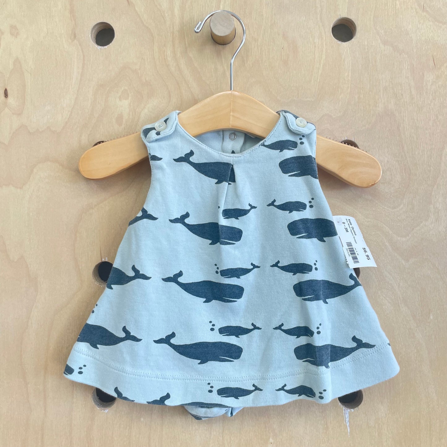 Blue Whale Organic Romper
