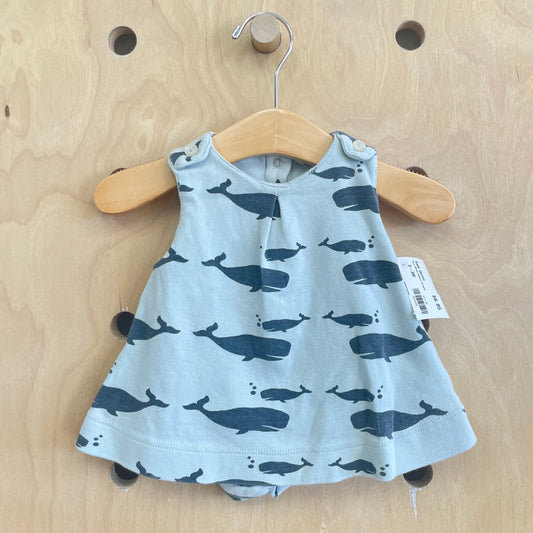 Blue Whale Organic Romper