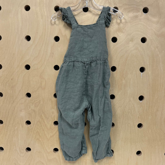 Green Linen Jumper