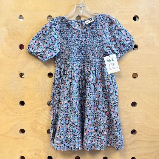 Black Multicolor Floral Dress