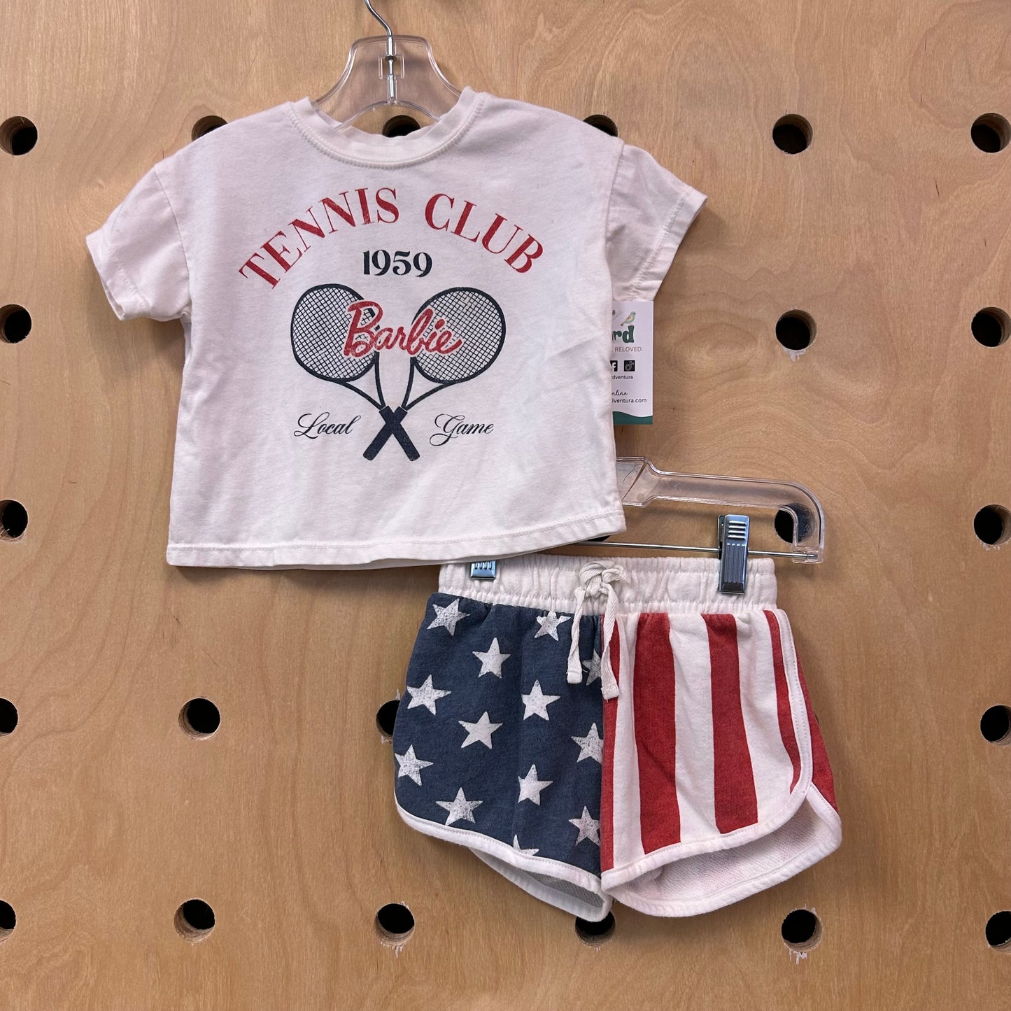 Barbie Tennis Club Americana Outfit