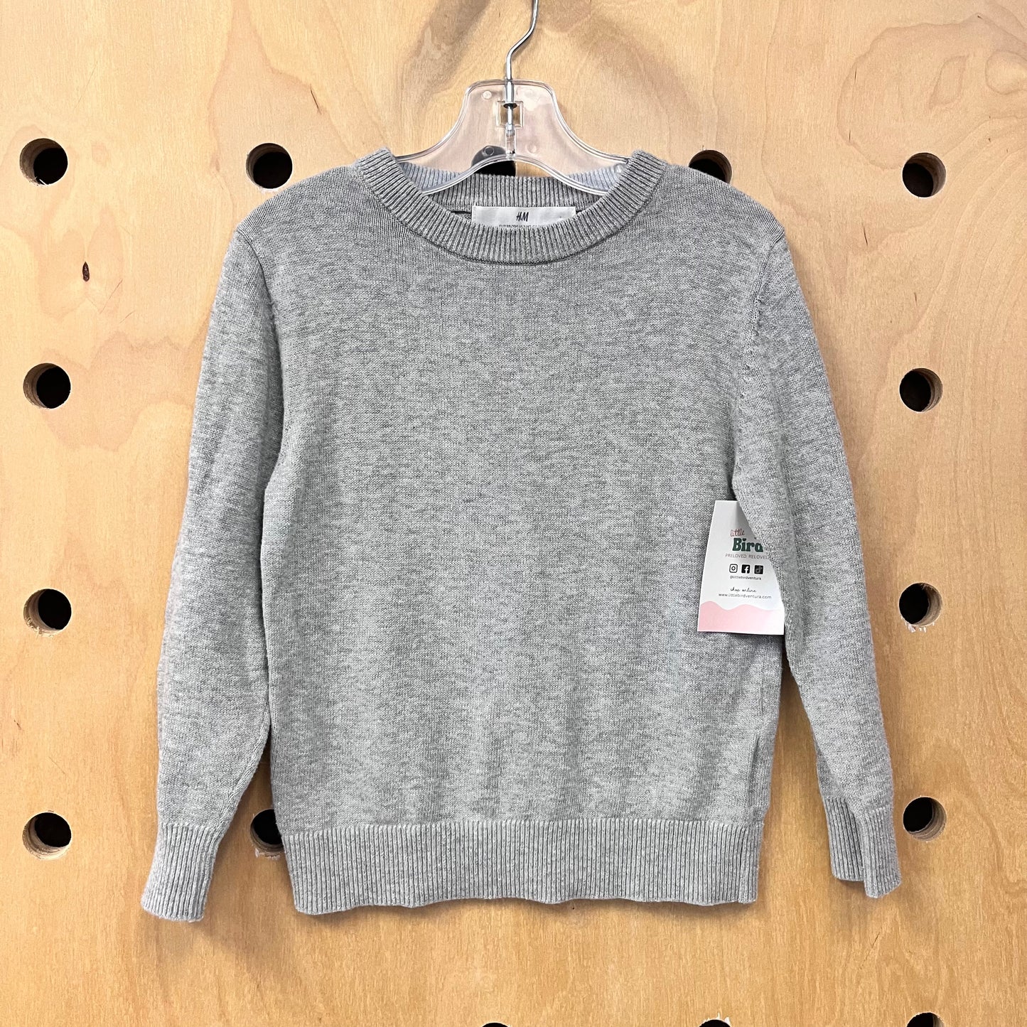 Grey LS Sweater