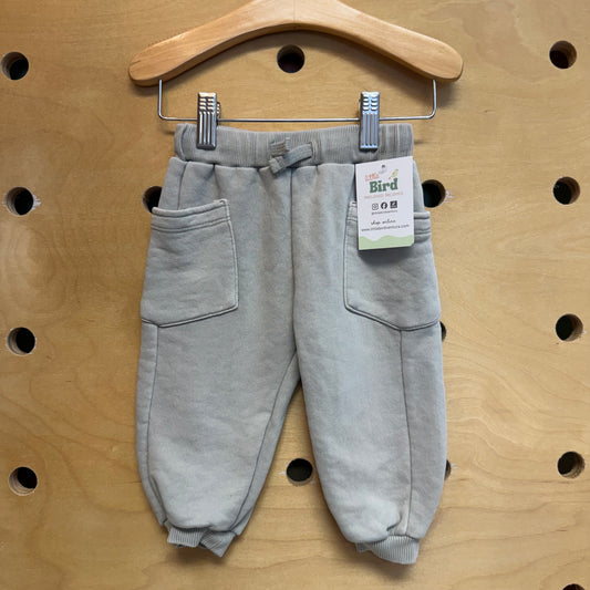 Grey Drawstring Joggers