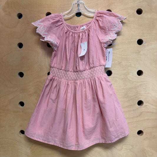 Pink Eyelett Sleeve Dress NEW!