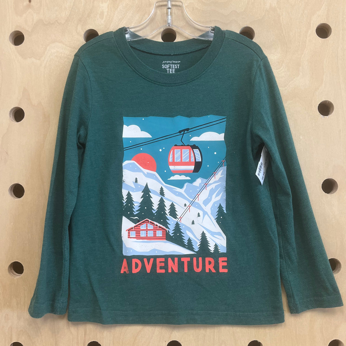 Green Adventure LS Tee